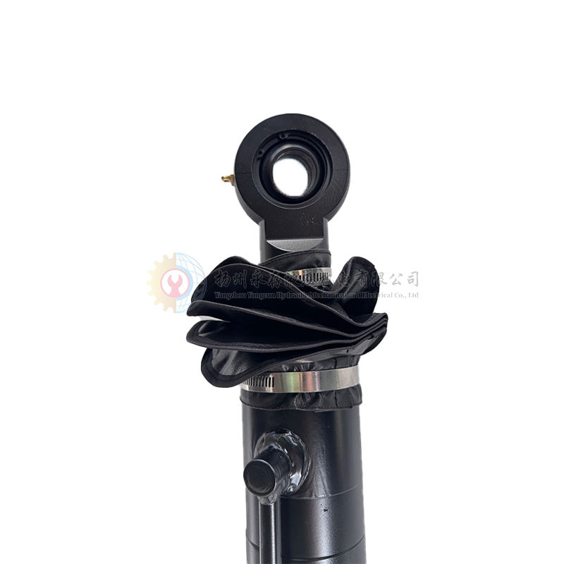 High Efficiency High Output Capacity Hard Chrome Plated Steel Single Acting Oil Hydraulic Cylinder